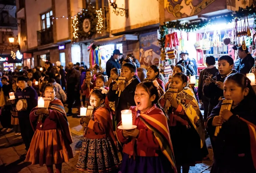 Christmas carols from Cusco