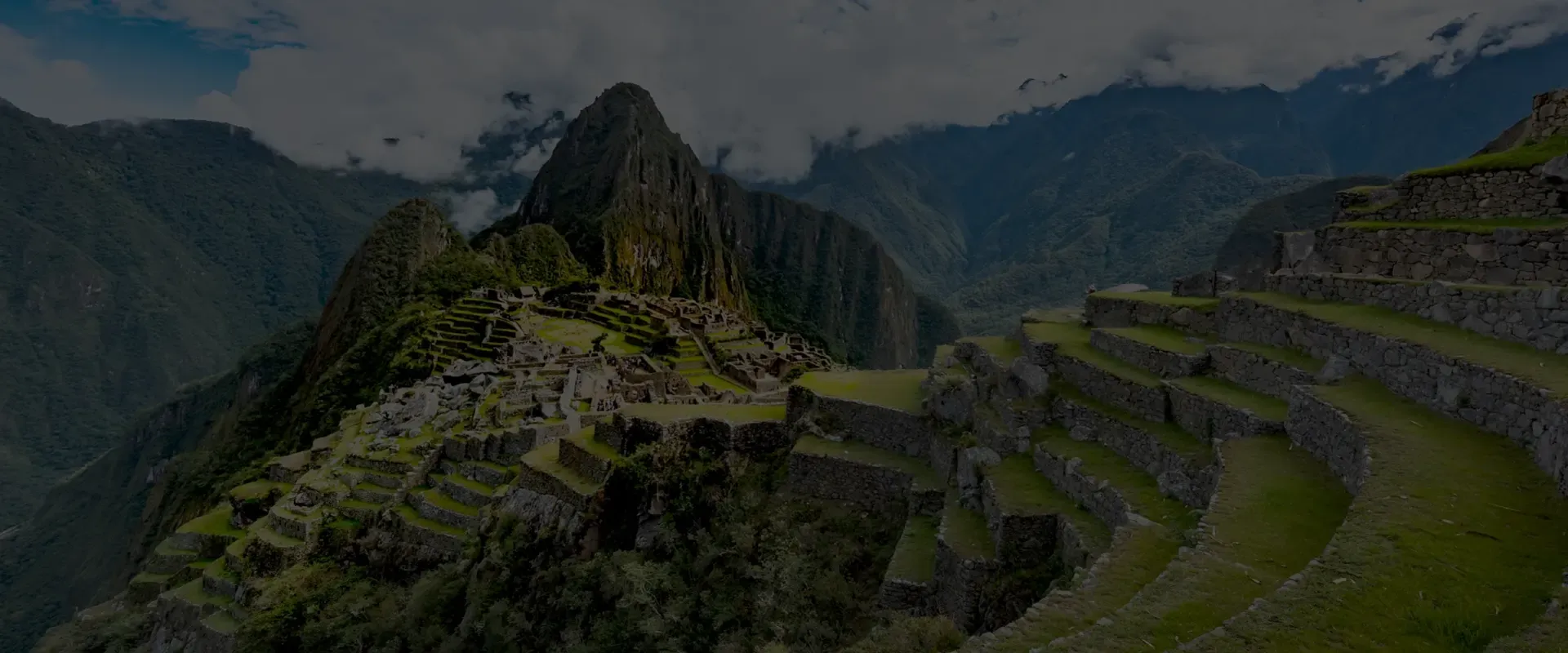 Machu Picchu in the Andes